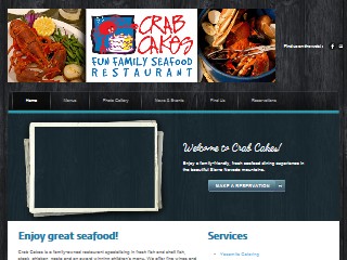 Web site www.crabcakes-sweetdreams.com, Sweet Dreams Cakes and Flowers