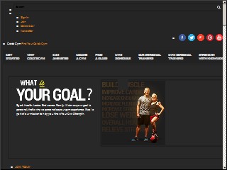 Web site www.goldsgym.com, Gold's Gym