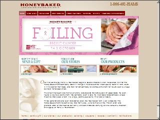 Web site https://www.honeybaked.com/stores/8920, The Honey Baked Ham Company