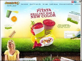 Web site www.juiceitup.com, Juice It Up
