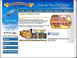 Web site www.simonianfarms.com, Simonian Farms